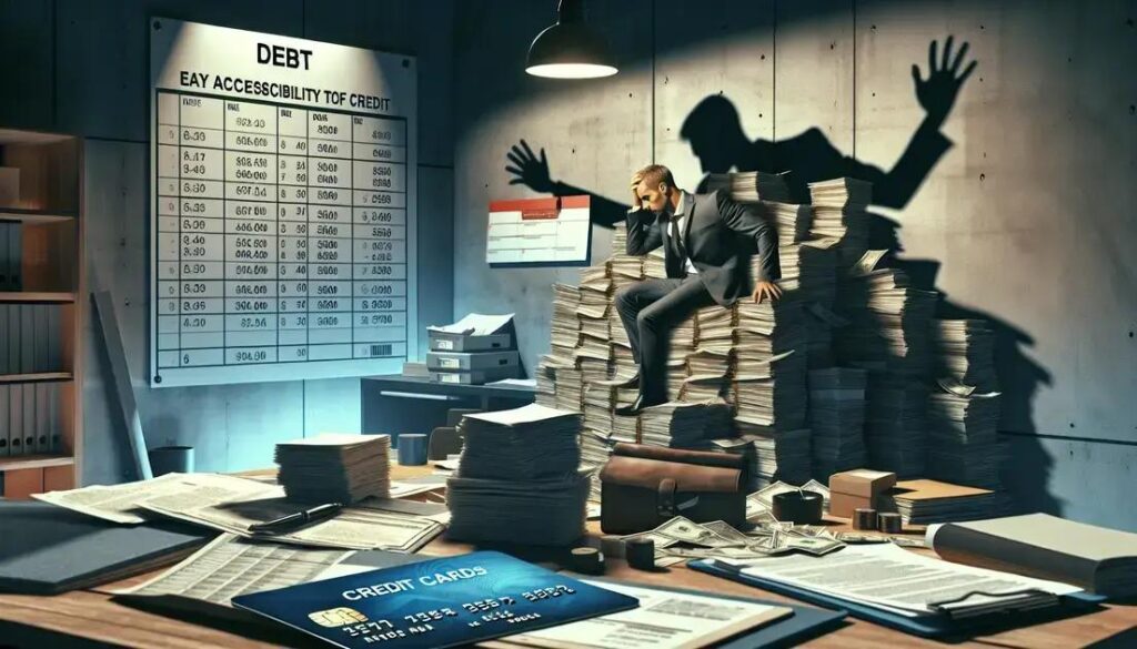 Die 4 größten Gefahren von Schulden durch einfachen Kreditzugang